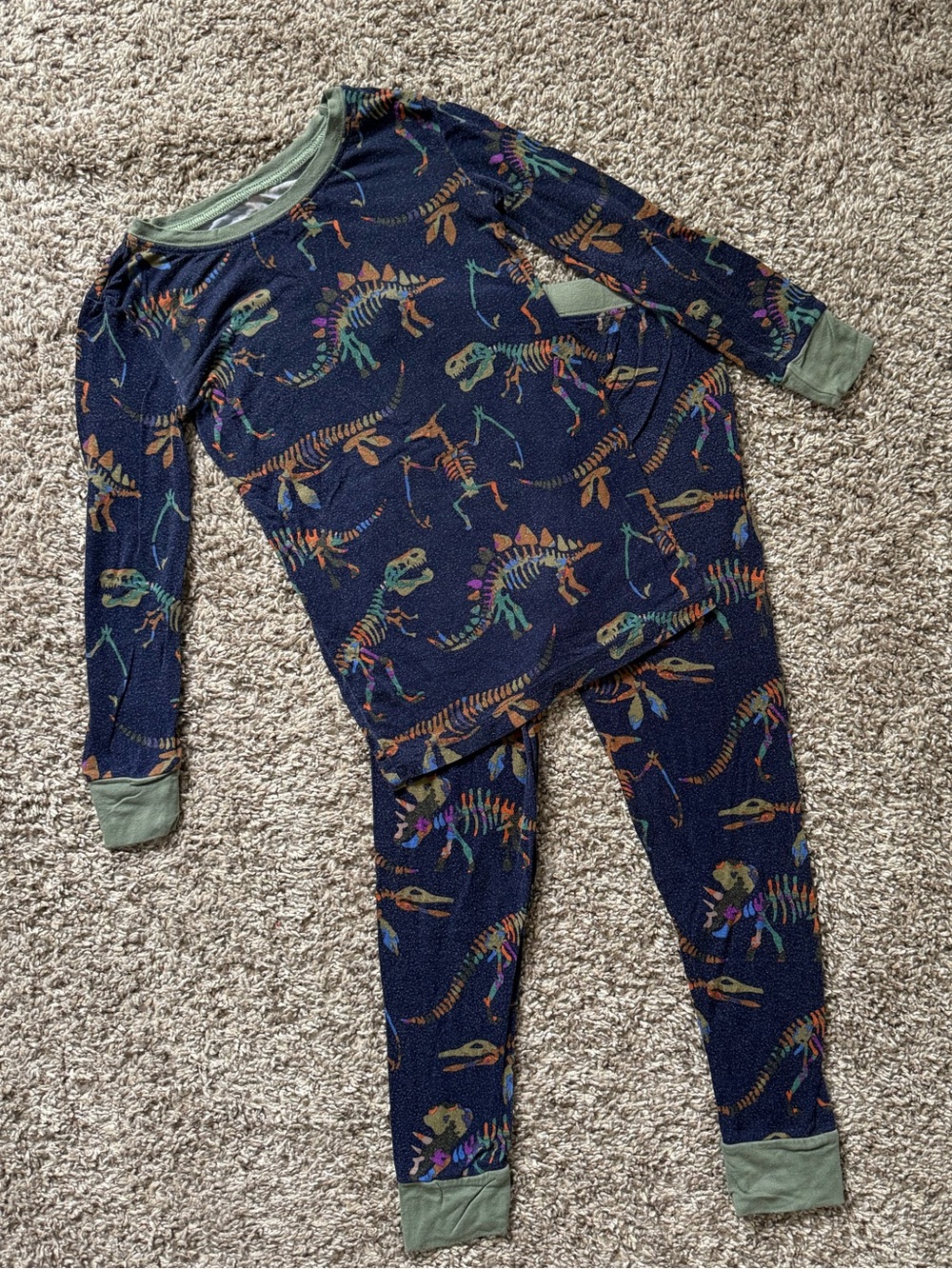 Little Sleepies Fossil Quest Two-Piece Pajama Set, 4T